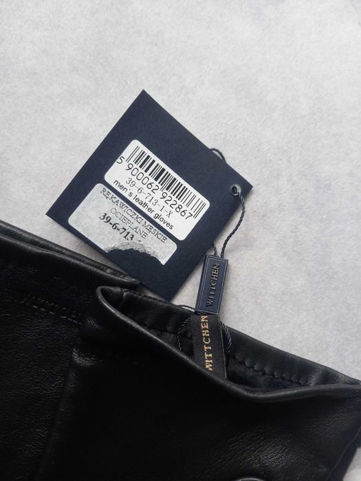 Rękawice męskie skórzane wittchen r.10