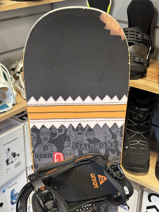 Salomon Junior RTL 125 cm + Union Mini-Contact - zestaw snowboard