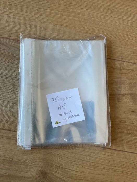 Koszulki A5 _ 72 sztuki _ nowe, groszkowe Nowy bez metki ·ESSELTE