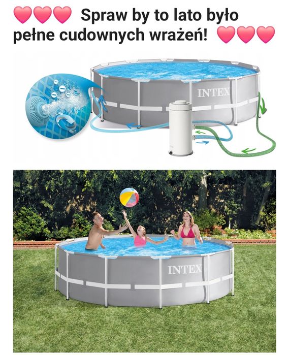 Basen stelażowy oorodowy