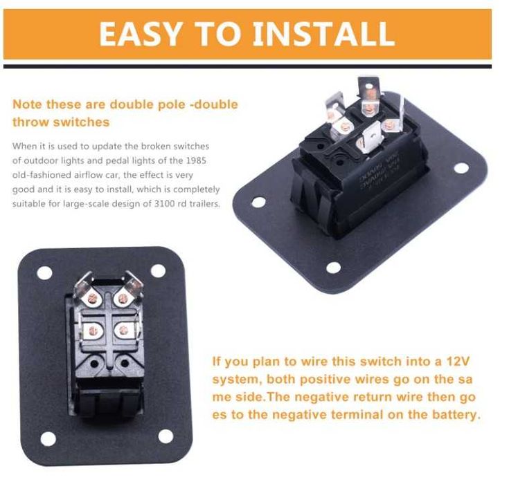 Przełącznik kołyskowy ON-OFF  20A Taiss