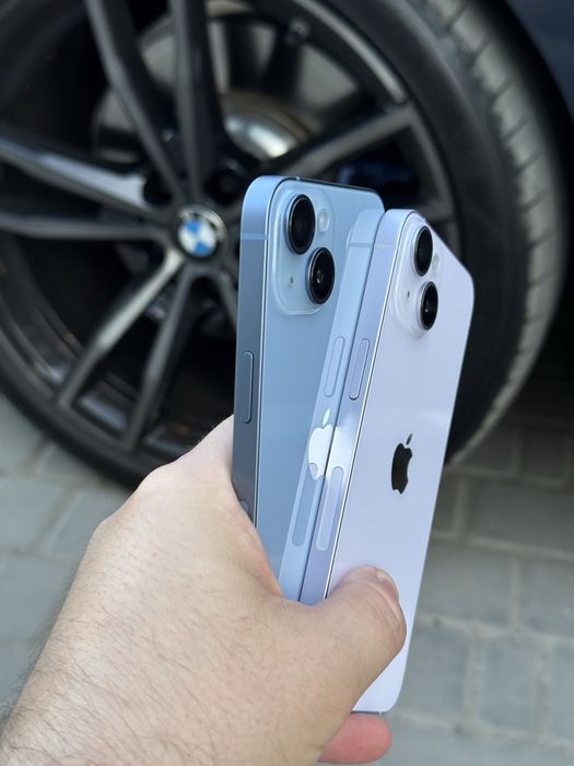 Apple iPhone 14 128GB eSIM Starlight/Purple Neverlock. Магазин.