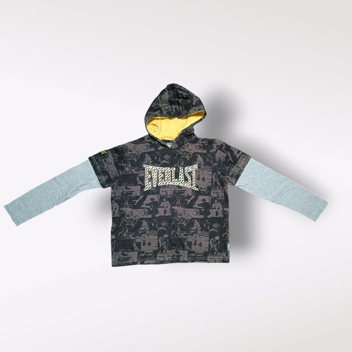 Футболка Everlast з рукавами і капюшоном  на 8-9-10 років