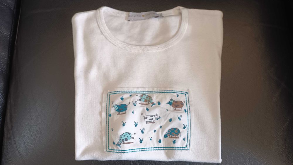 T-shirt branca da Cache Cache