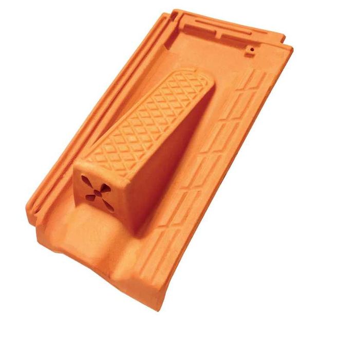 3 x telhas passadeiras marselhas com ventilação vermelho