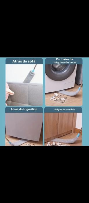 Mopa de poeiras extensível