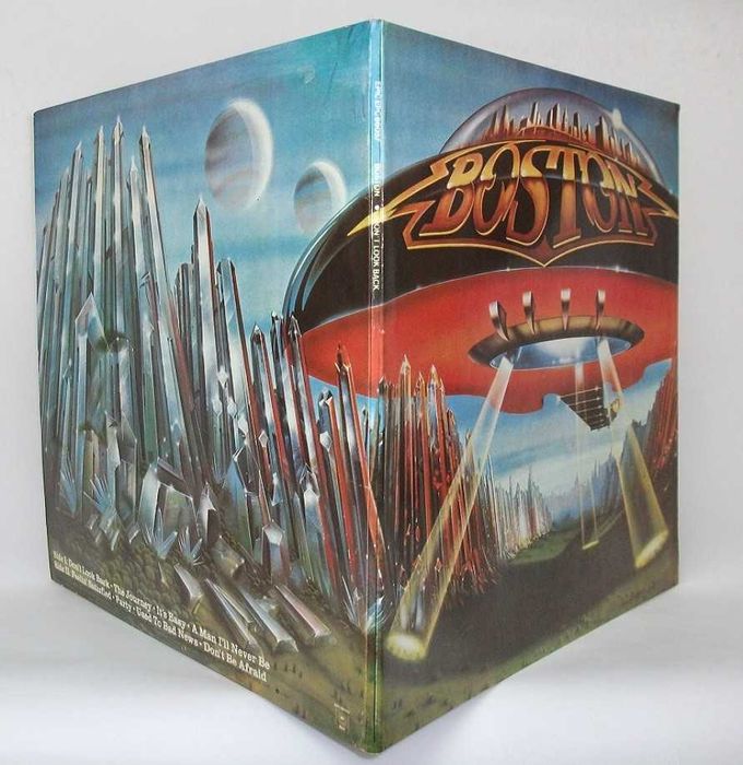 3 DISCOS Boston LP + Don't Look Back LP + Amanda single - vinil - rock