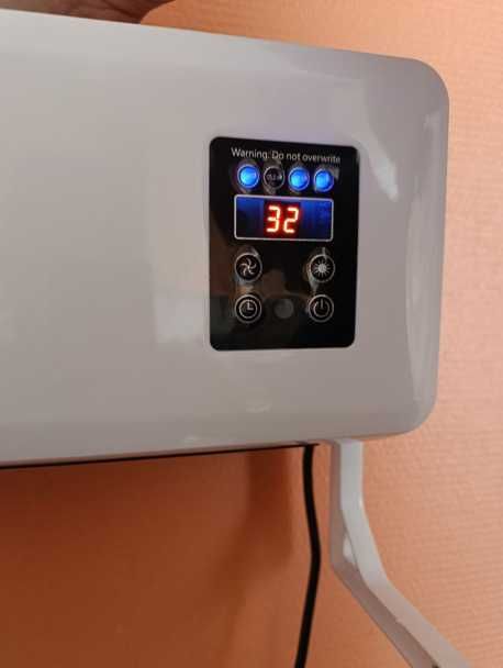 обігрівач настінний з пультом дуйка сушарка тепловентилятор led-екран