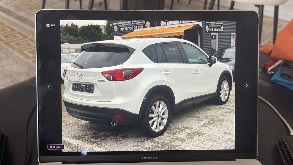 MAZDA CX5 caixa automatico interior couro branco tento PANORAMICO 2013