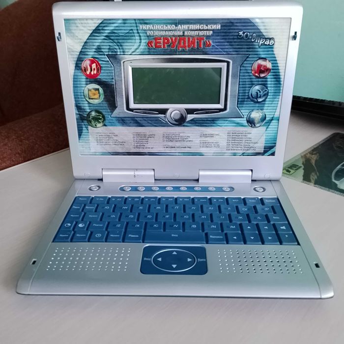 Дитячий ноутбук комп'ютер навчальний