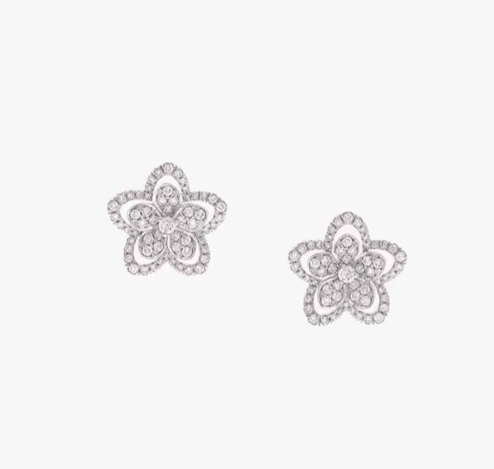 Сережки в стиле Graff из коллекции butterfly