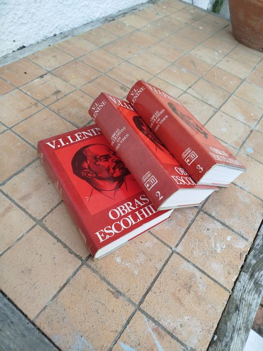 Lénine - OBRAS ESCOLHIDAS - coleção completa de 3 volumes