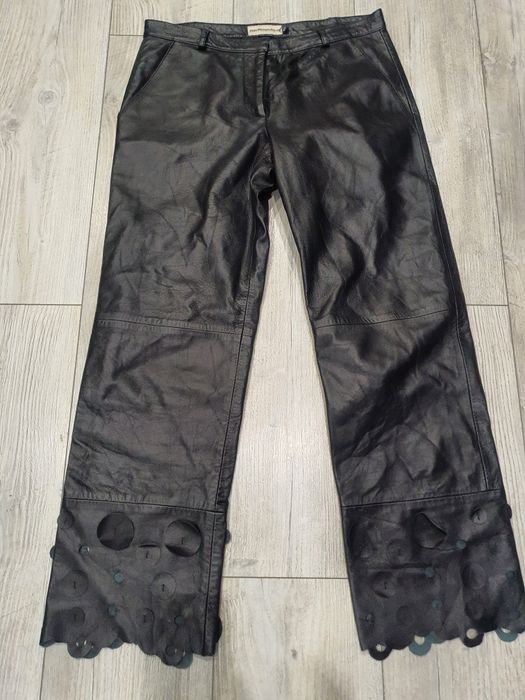 Шкіряні брюки  Armani