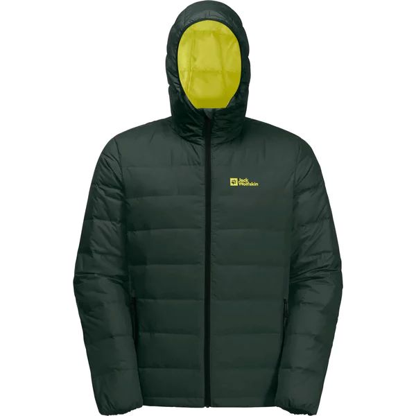 Kurtka Puchowa Męska Jack Wolfskin Ather Down Hoody 700 Cuin 3Xl Zielona