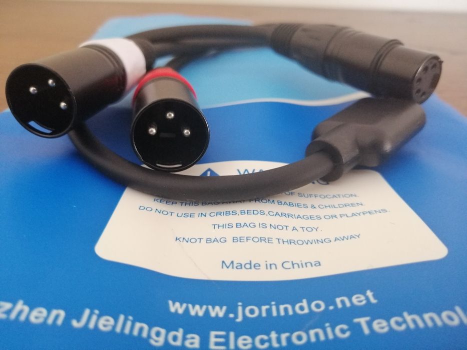 Cabos xlr para ficha din 5 pinos