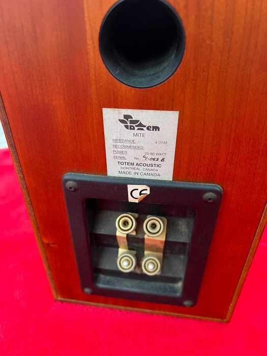 Par de Colunas monitoras TOTEM MITE muito bom estado