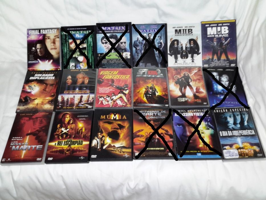 Rei escorpião Final Fantasy Múmia Soldado Spy Kids MIB + DVD Vários