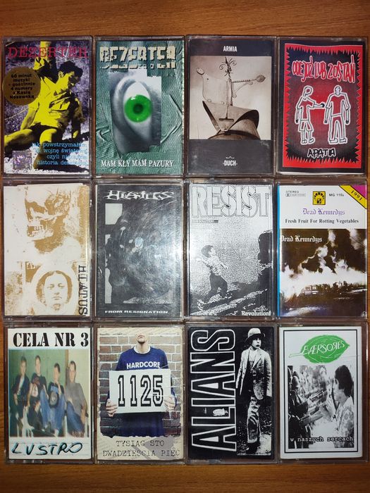 Zestaw  Kaset Punk/Rock