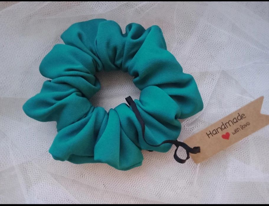 Scrunchie turkus