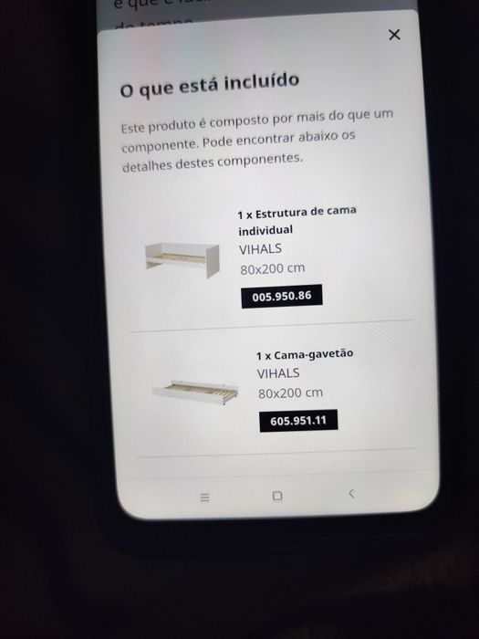 Cama dupla IKEA VIHALS