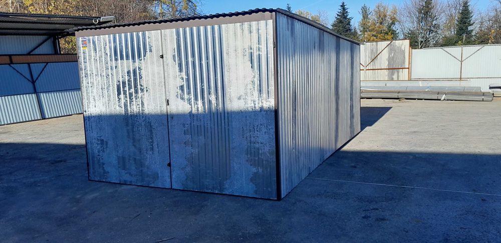 Garaż blaszany garaze 3x5 II gatunek PROMOCJA PRODUCENT