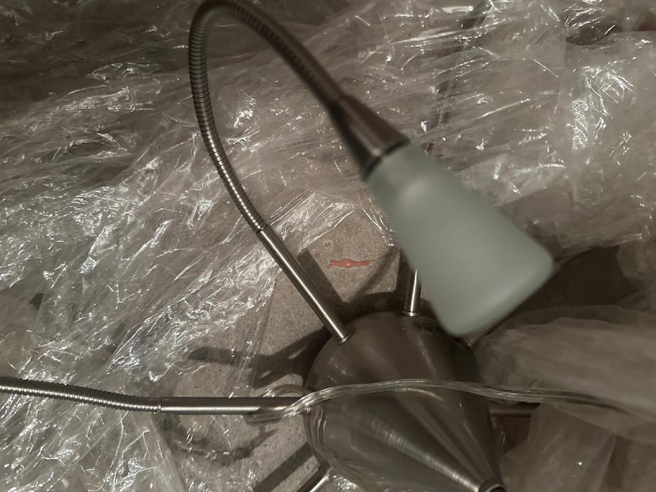 Lampa  wiszaca srebna