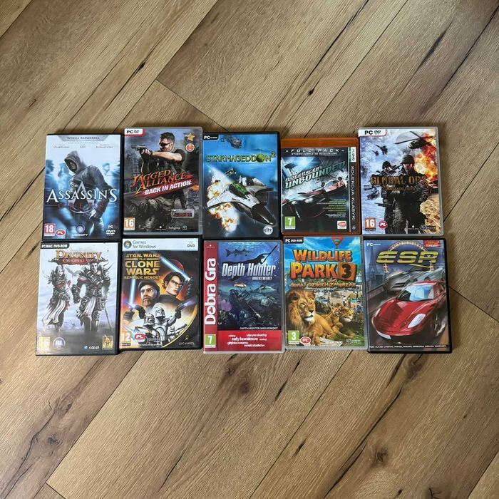 Zestaw 10 Gier Komputerowych Na Komputer PC