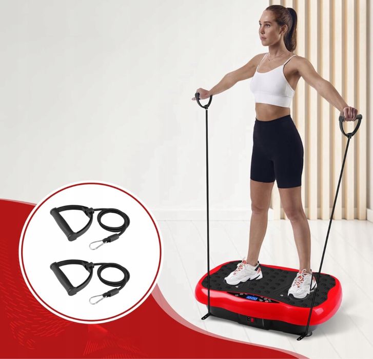 Віброплатформа Renew Force до 150 кг з еспандерами та пультом