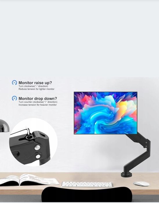 Uchwyt monitora Suptek MD8 17-27 CALI