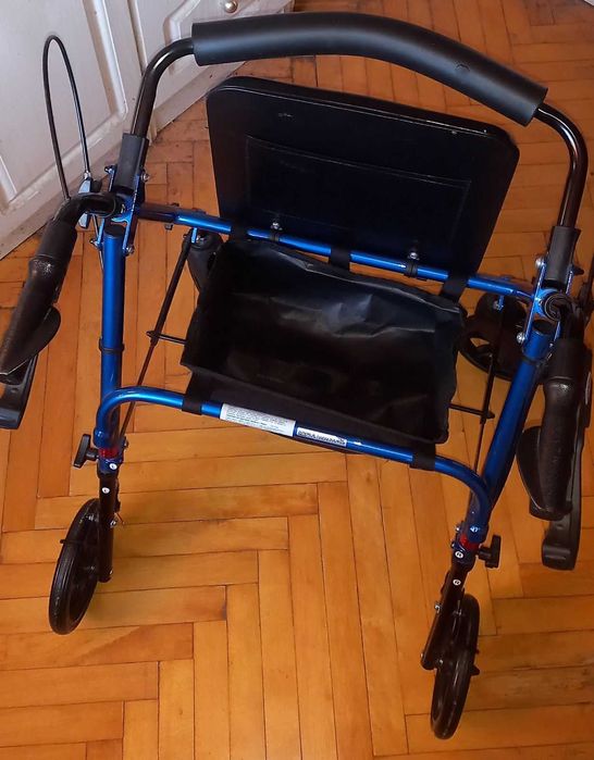 Візок для пересування. Ролер алюмінієвий з великими колесами OSD