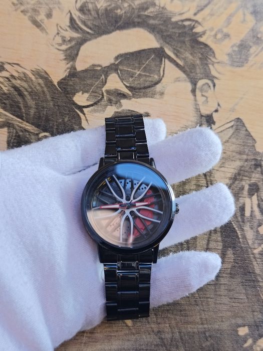 Relógio Spinning Wheel Desportivo em aço inoxidável.