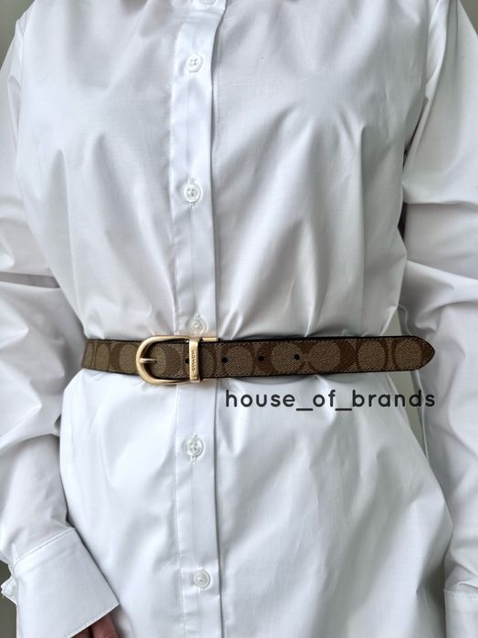 COACH Classic Belt Жіночий ремінь оригінал Женский пояс оригинал коуч