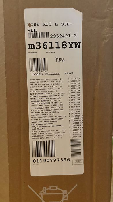 Orbea rower elektryczny RISE M10 L Green-Ocean