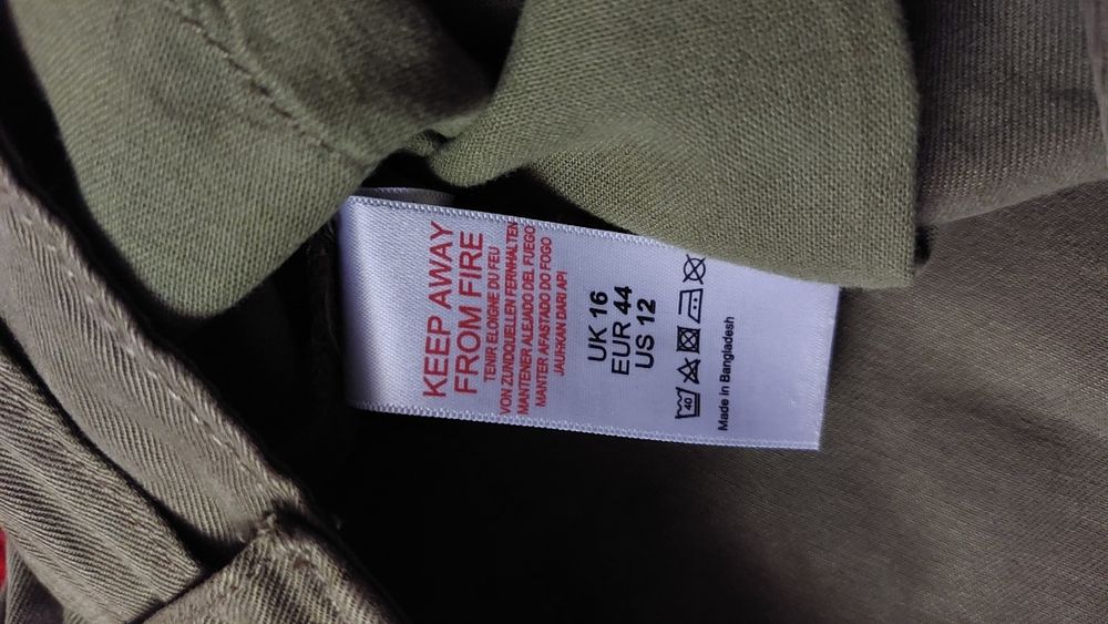 Lekkie spodnie khaki cargo damskie