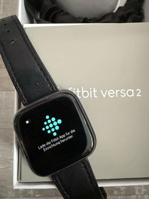 czarny zegarek smartwatch fitbit versa 2 od google damski/męski/unisex