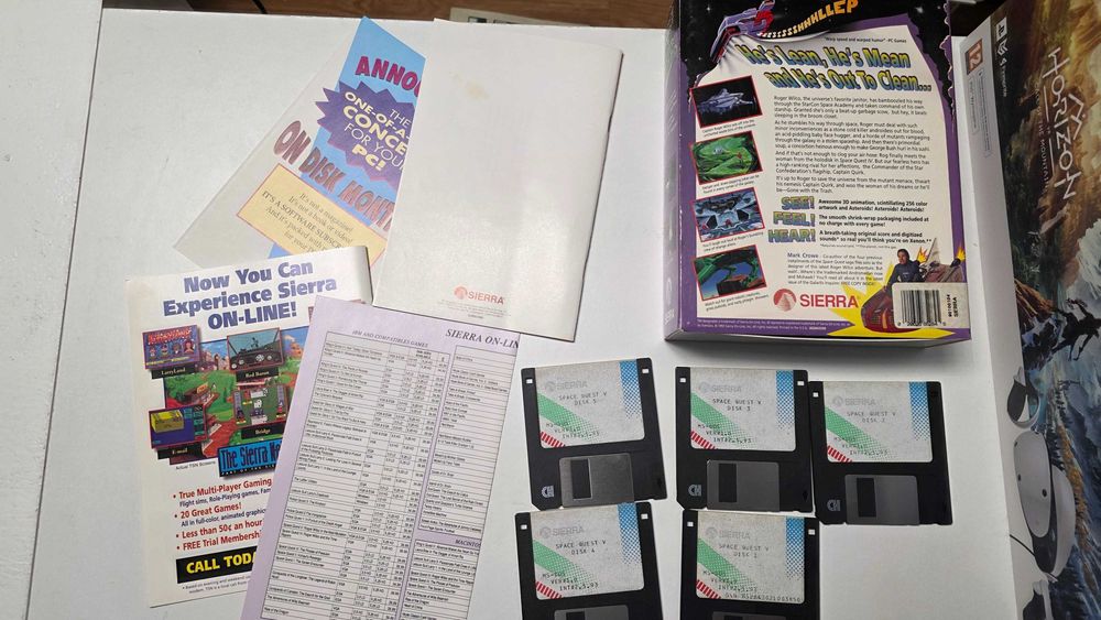 PC Space quest V premierowe wydanie big box