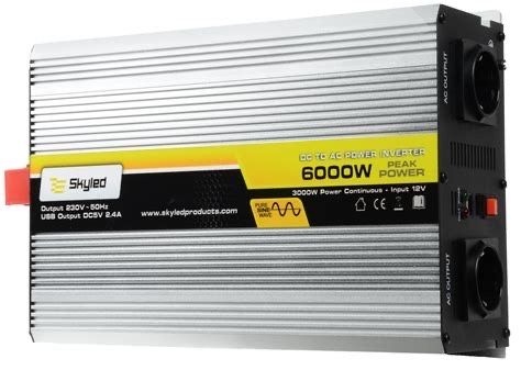 Инвертор SkyLed 12v-220. Max 6000w/6kw