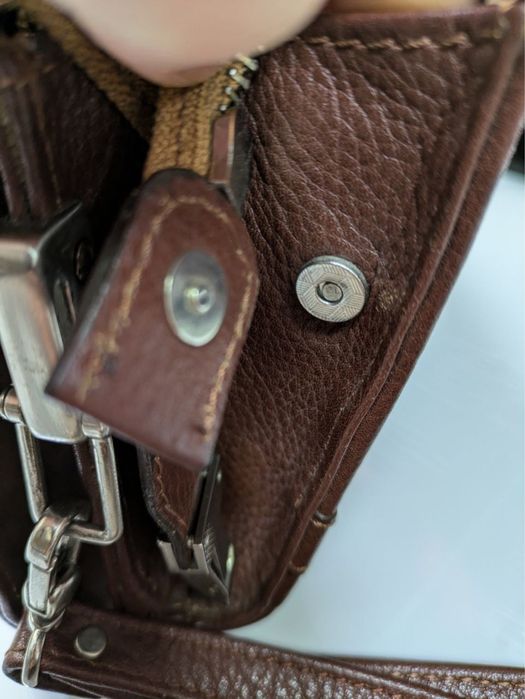 Сумка кожаная мужская (барсетка)