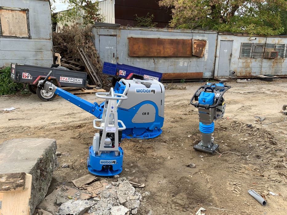 Реверсивная виброплита Weber CR8, 600 кг, 75 кН