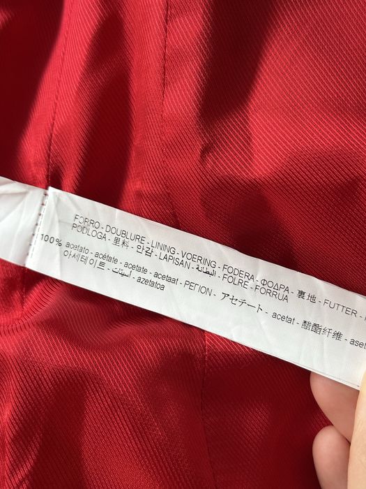 Жіночий блейзер / жакет zara basic, червоного кольору, розмір s