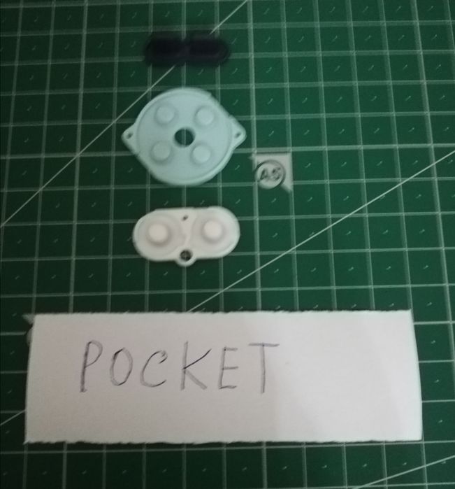 Game boy borrachas de contacto botões