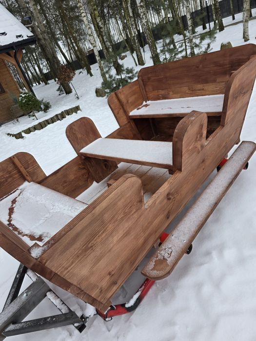 Sanie goralskie 12 osob nowe sosnowe