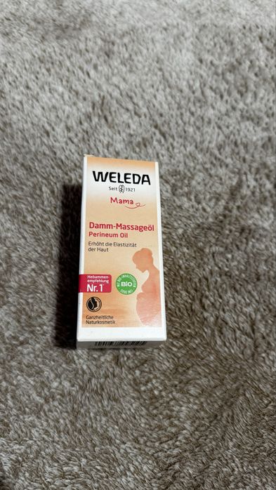 Olejek do masażu krocza Weleda, do porody