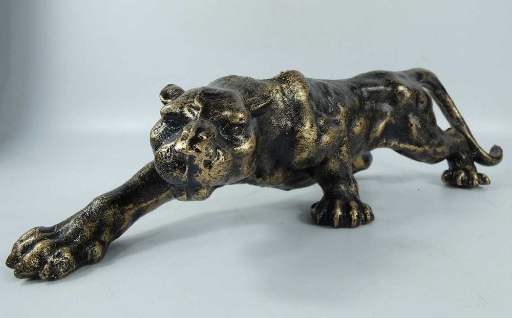 Figura rzeźba PANTERA kot puma żeliwo 41 cm 4 kg