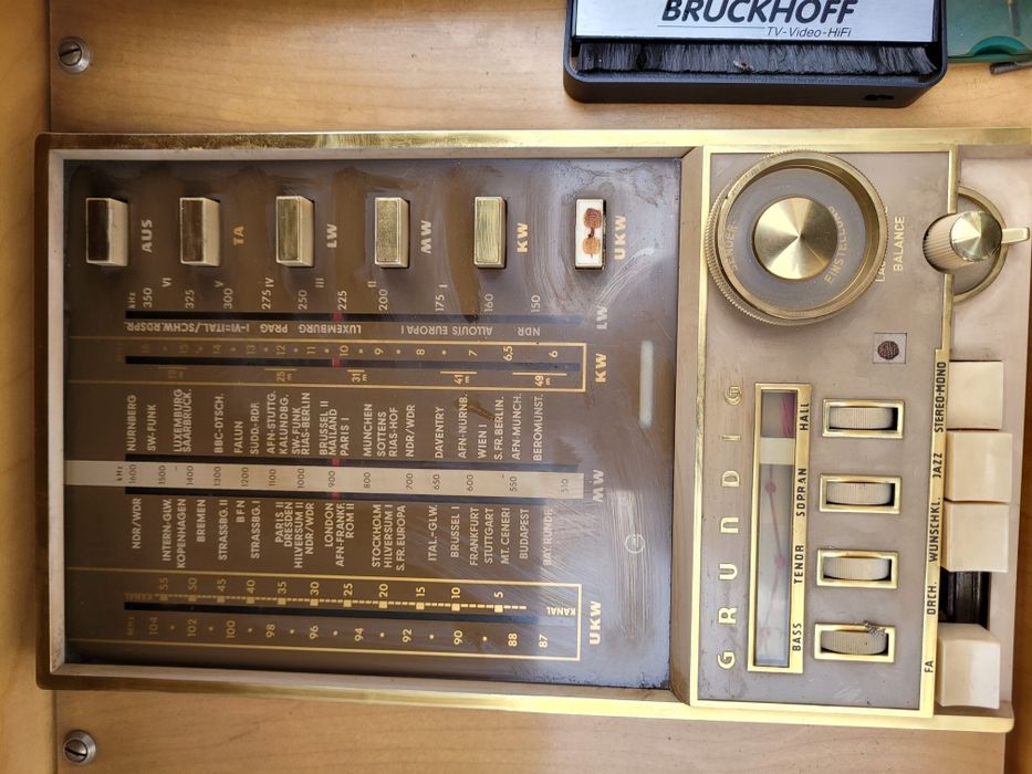 szafa grająca gramofon radio grundig