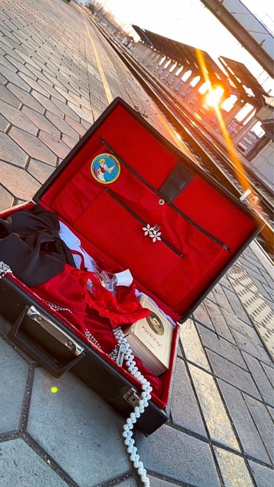 Ретро чемодан для фотосесії