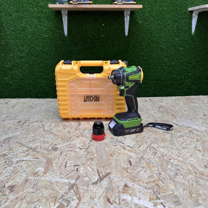 Акумуляторний шуруповерт Procraft PA20LI DFR 20В 50 Нм