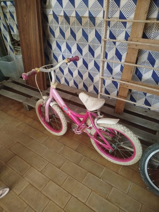 Bicicleta menina alguns afazeres