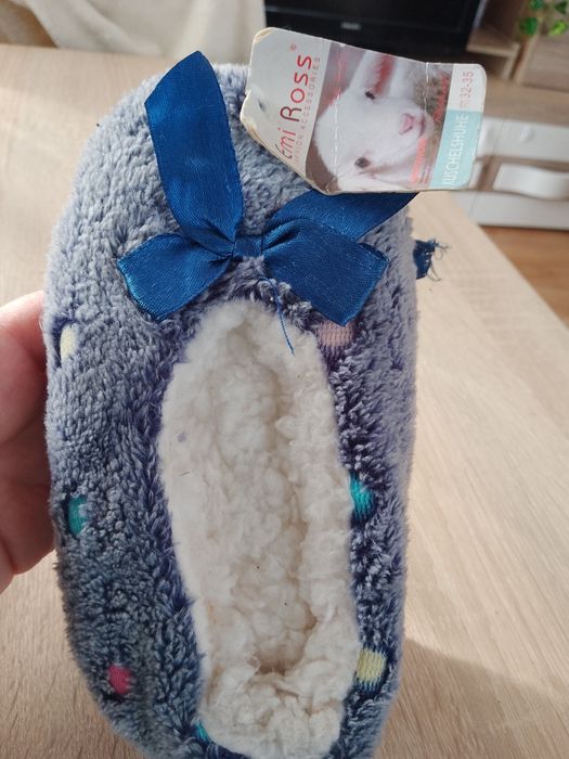 Kapcie dziecięce polarkowe