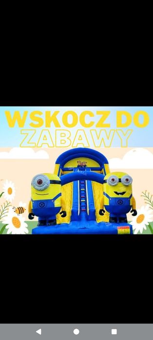 Zamki dmuchane dla dzieci. Maszyna do waty cukrowej GRATIS. wynajem